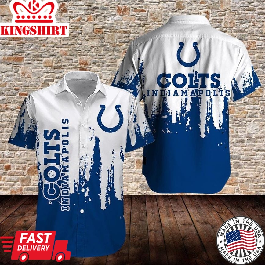 Indianapolis Colts Limited Edition Hawaiian Shirt Trending Hawaiian Shirts Design 07