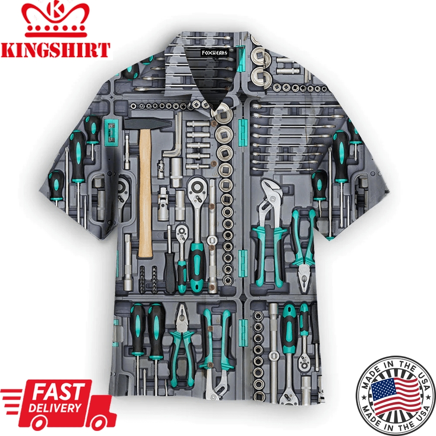 Instruments And Tools Trendy Hawaiian Shirt For Aloha Shirt