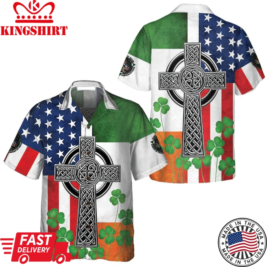 Irish American Hawaiian Shirt