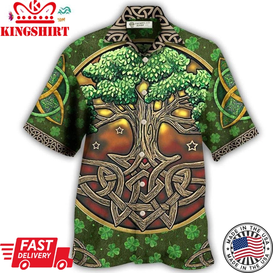 Irish Green Love Life Style Hawaiian Shirt