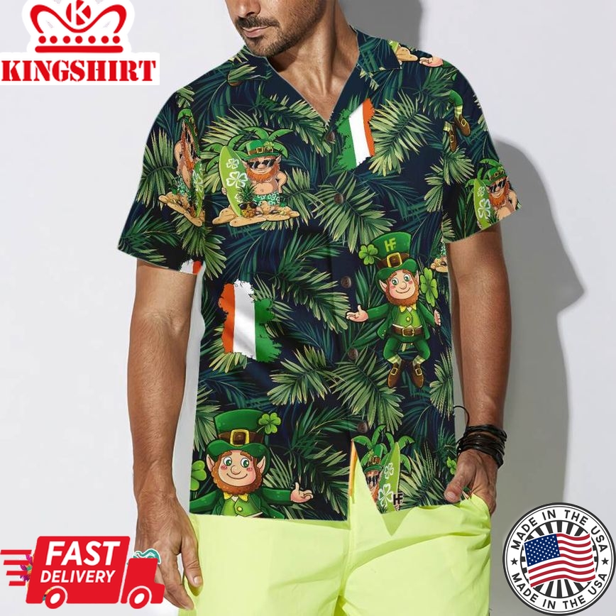 Irish Hooligan Saint Paddy's Day Hawaiian Shirt