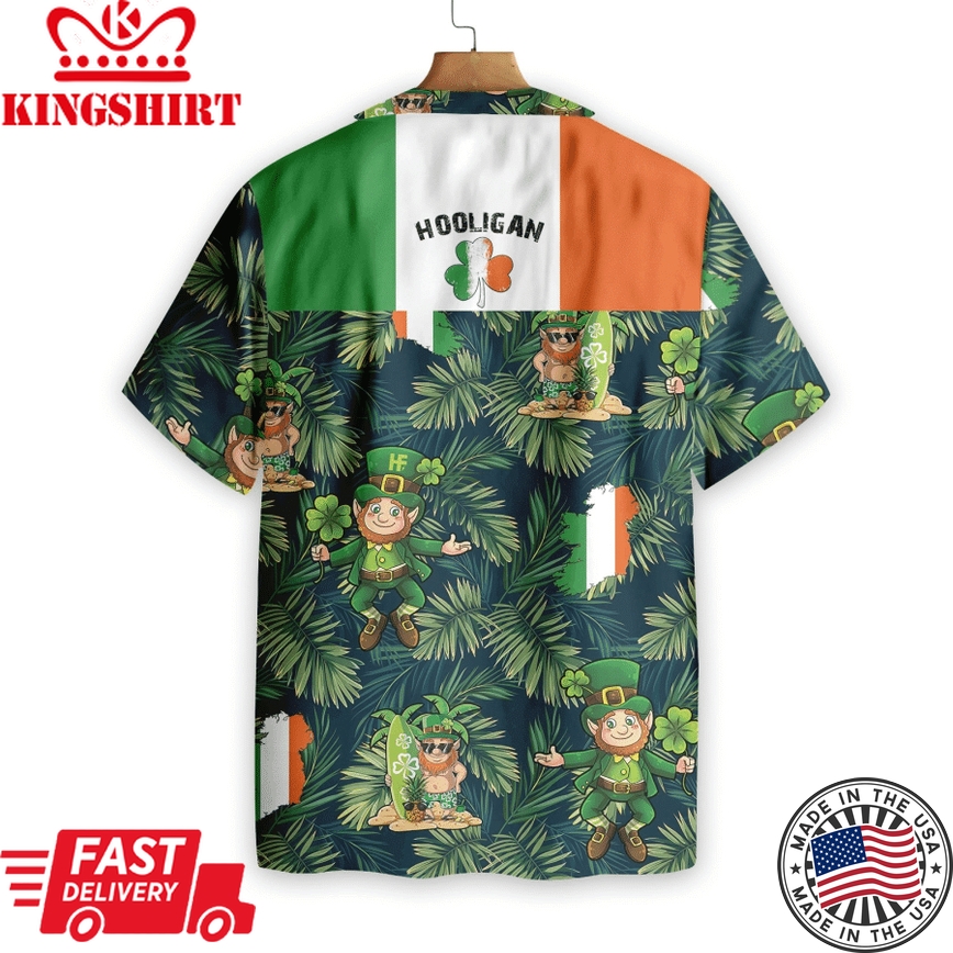 Irish Hooligan Saint Paddy?S Day Short Sleeve Hawaiian Shirts