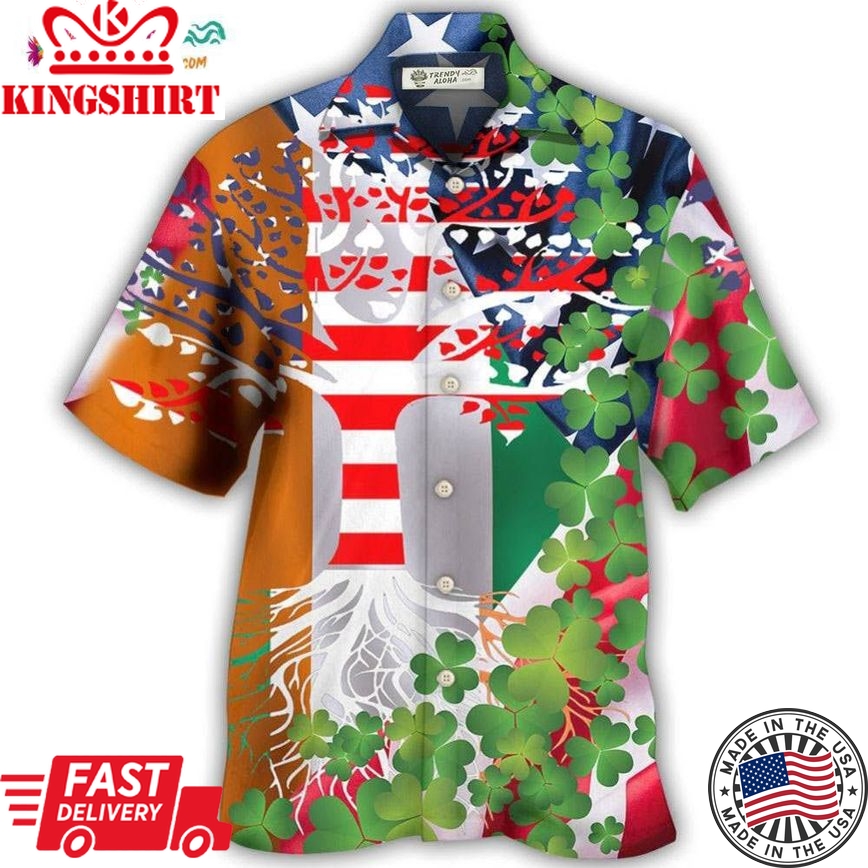 Irish Independence Day America Hawaiian Shirt