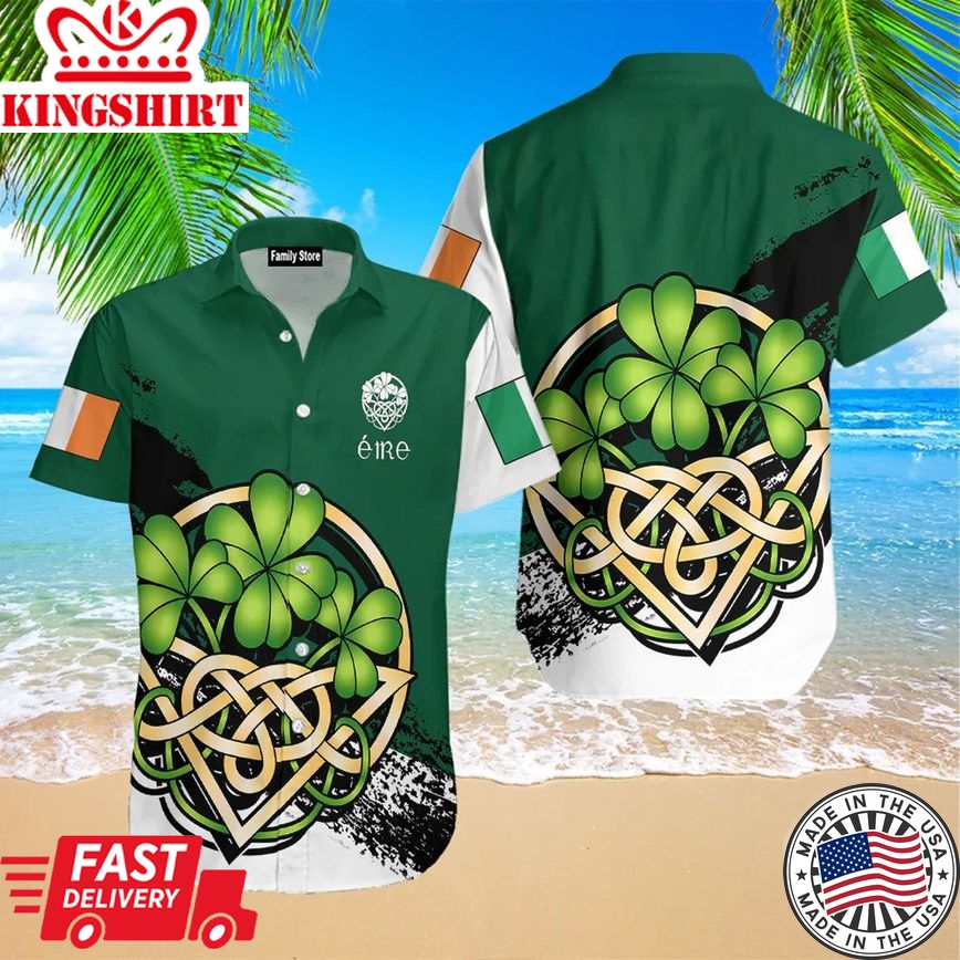 Irish Patrick Day Lucky Day Hawaiian Shirts