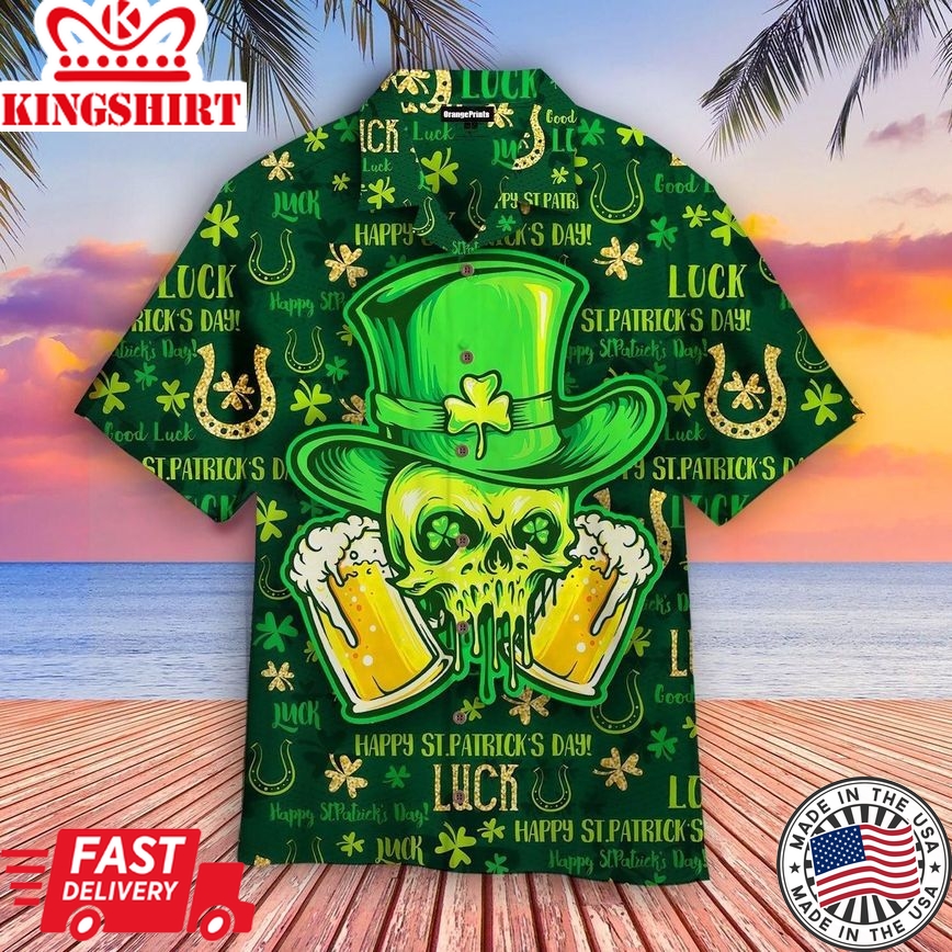 Irish Patrick Day Trendy Hawaiian Shirt For