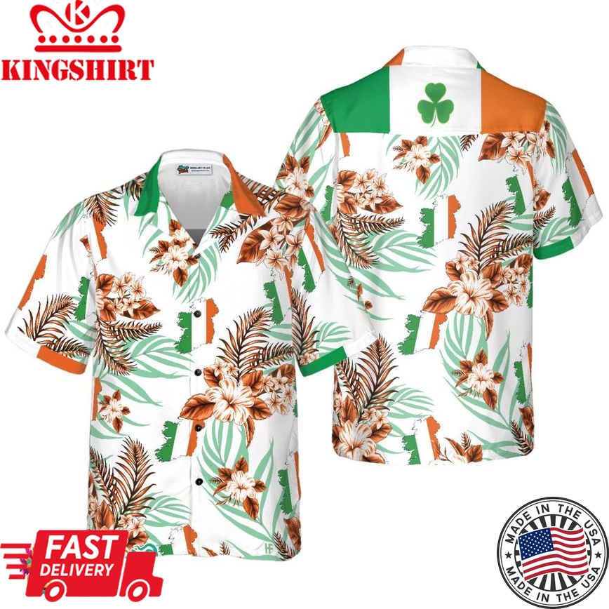 Irish People Proud Ireland Shamrock Hawaiian Shirt