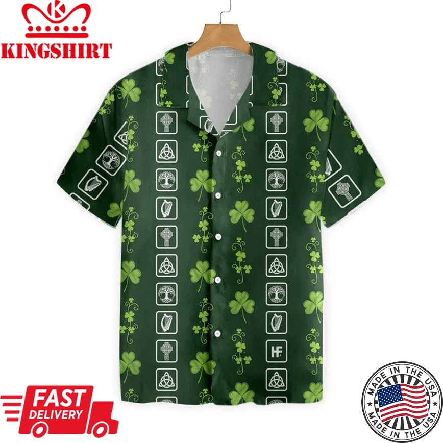 Irish Saint Patrick Day 3D Hawaii Shirt, Hawaiian Aloha Shirt