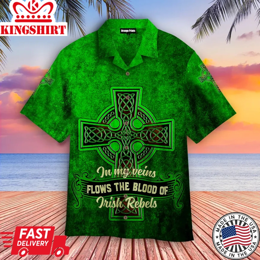 Irish St.Patrick Day Trendy Hawaiian Shirt For