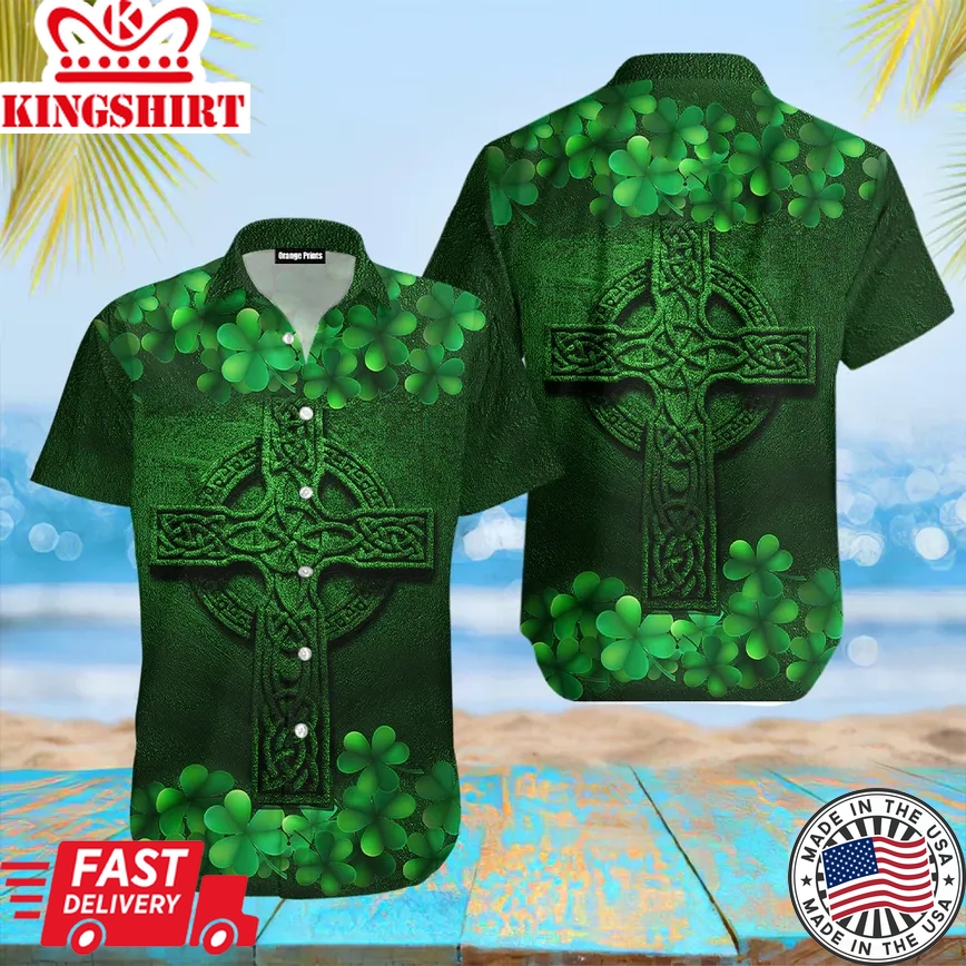 Irish St.Patrick Day Trendy Hawaiian Shirt For