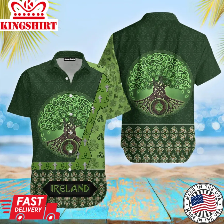 Irish St.Patrick Day Trendy Hawaiian Shirt For