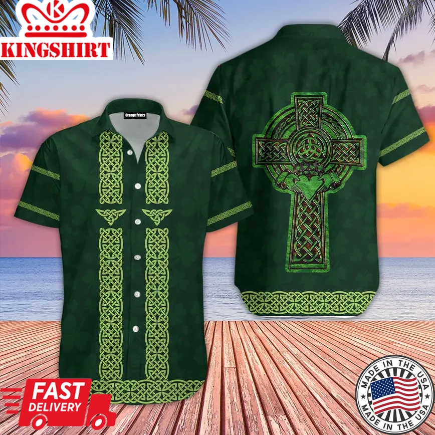 Irish St Patrick Day Trendy Hawaiian Shirt For