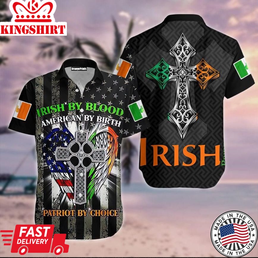 Irish St Patrick's Day Trendy Hawaiian Shirt For