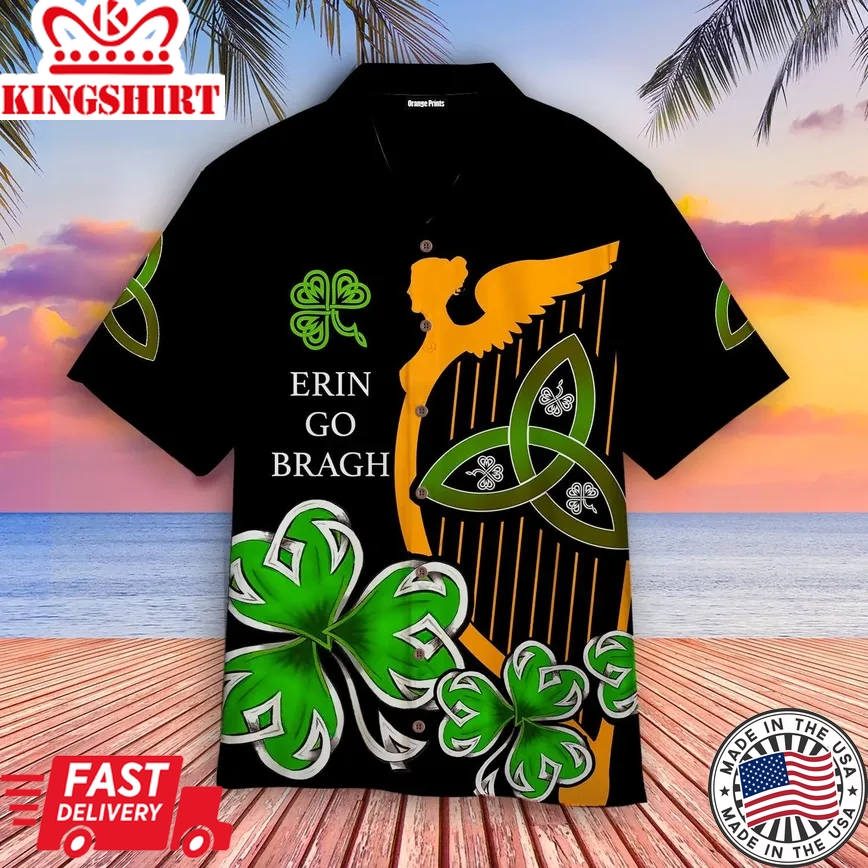 Irish St Patrick's Day Trendy Hawaiian Shirt For