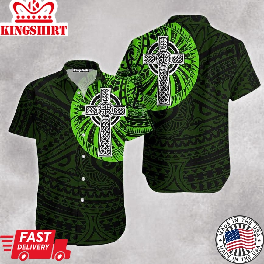 Irish Tattoo Trendy Hawaiian Shirt For