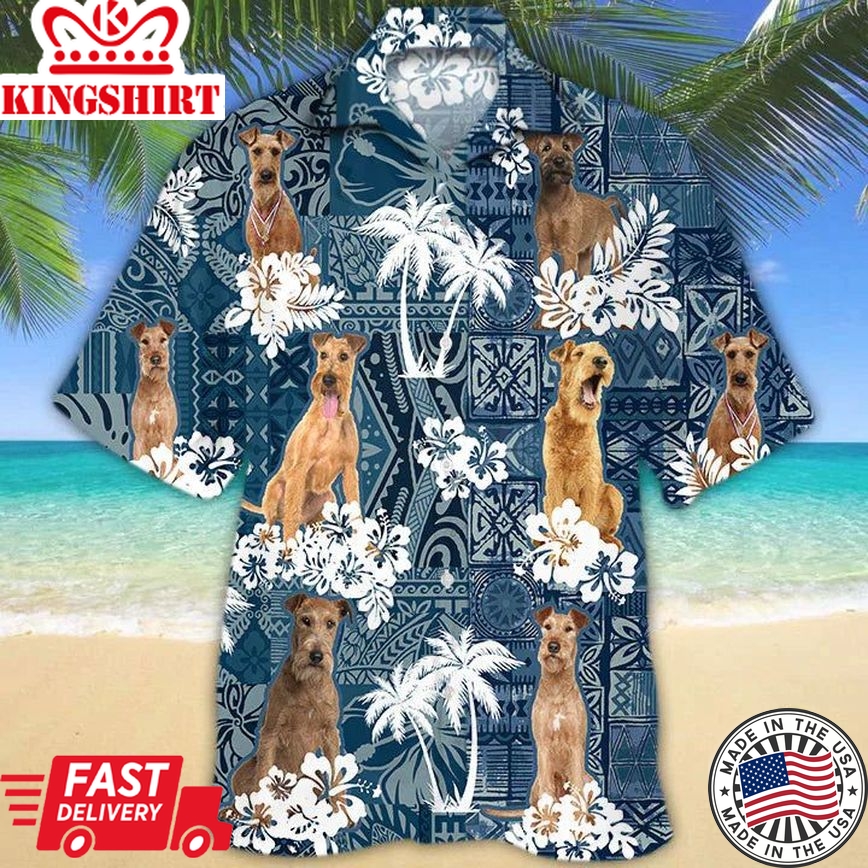 Irish Terrier Hawaiian Shirt