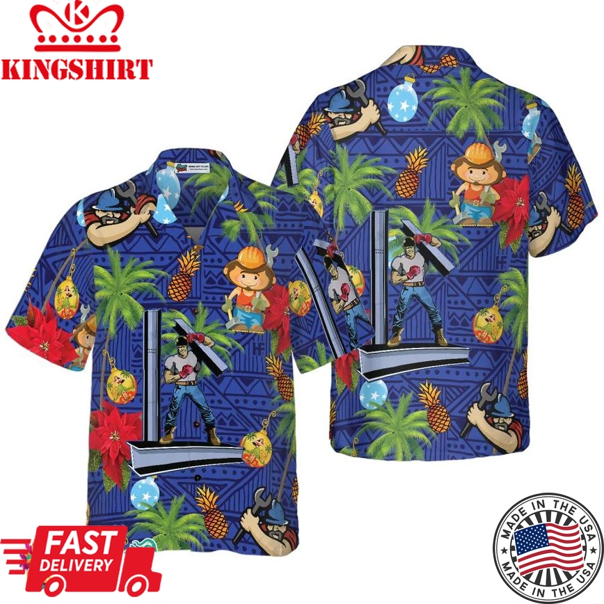 Ironworker Proud Hawaiian Shirt