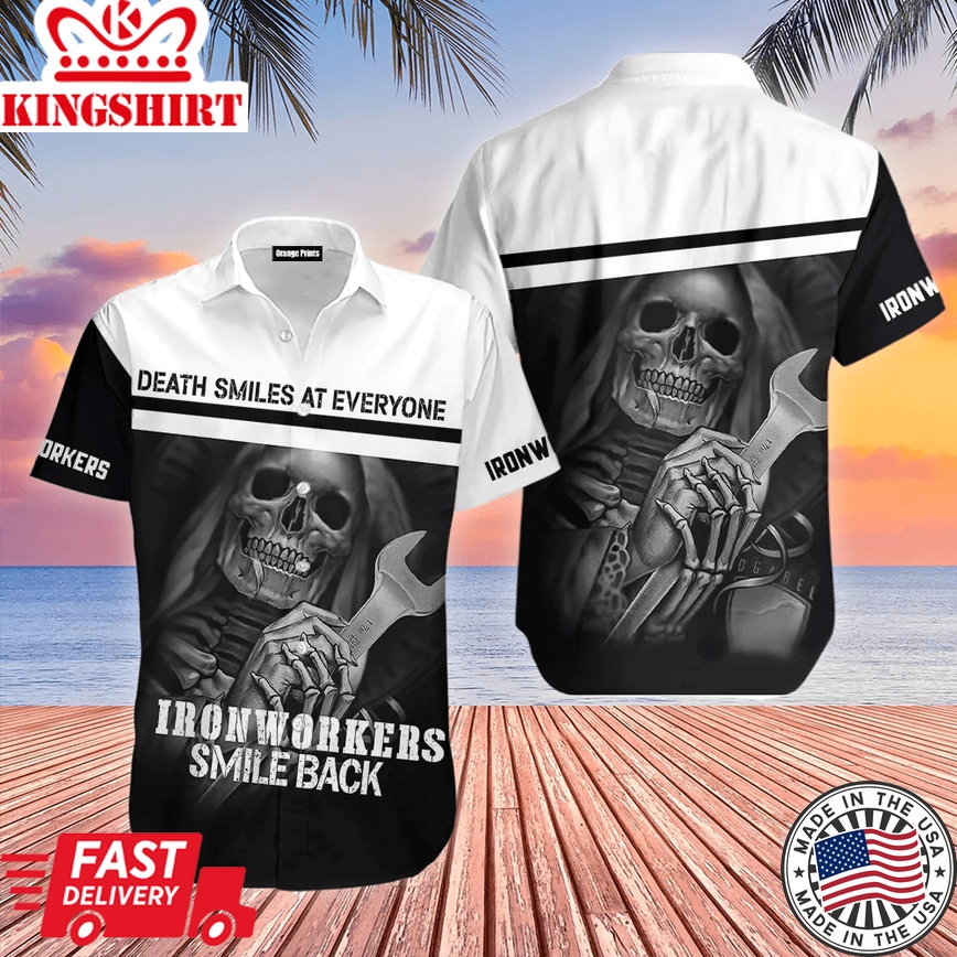 Ironworkers Trendy Hawaiian Shirt For