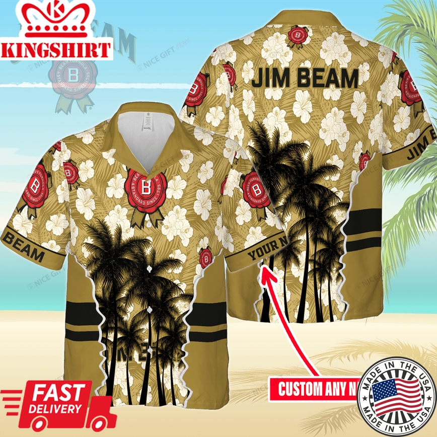 Island Style Shirt Personalized with Jim Beam Theme