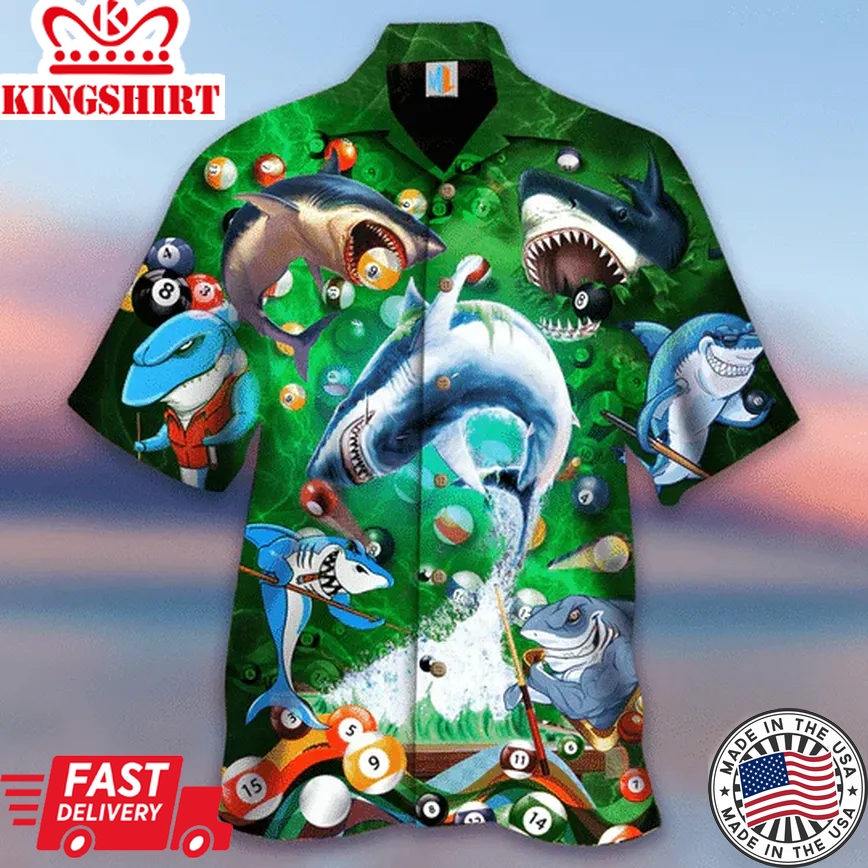 It Takes Lots Of Balls To Play Pool Trendy Hawaiian Shirt