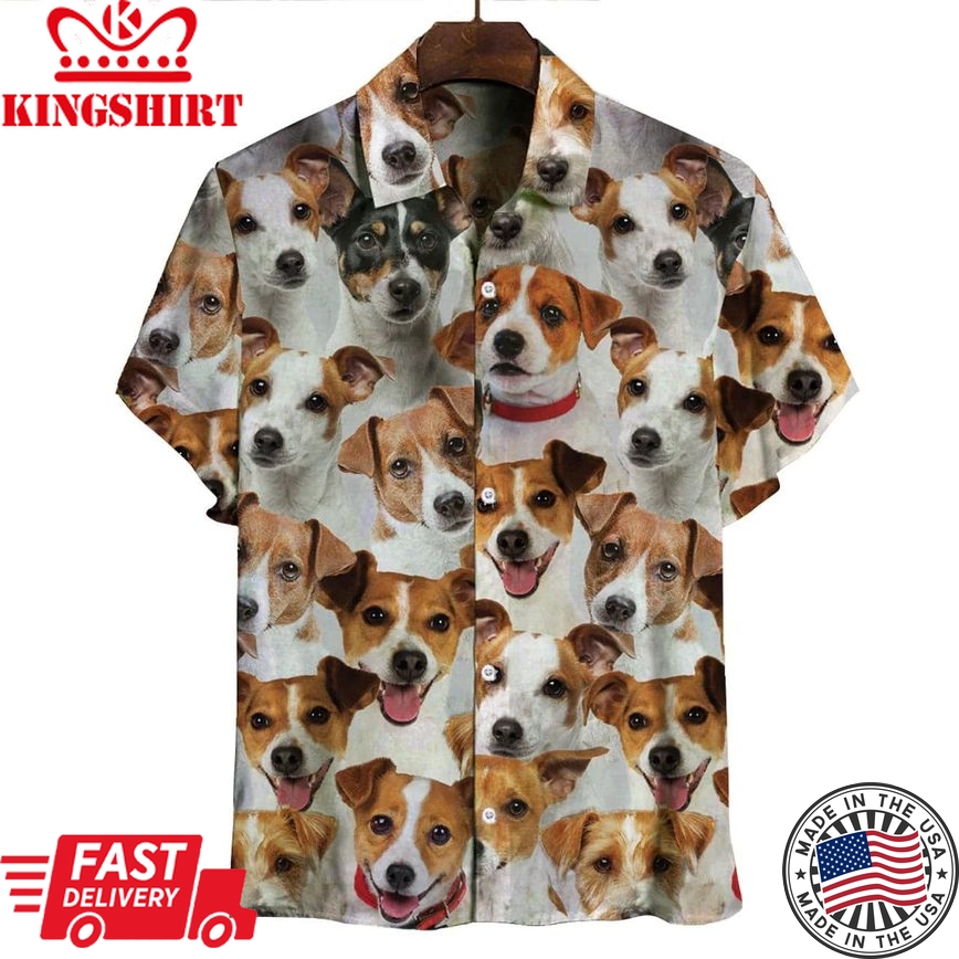 Jack Russell Terriers Hawaiian Shirt For Men, Women ? Dog Lover Hawaii Shirt, You Will Have A Bunch Of Dogs Hawaiian Shirt