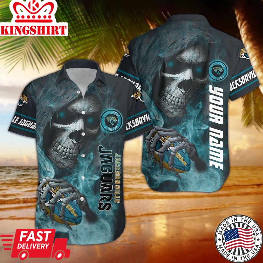 Jacksonville Jaguars NFL All Over Print Personalized Hawaiian Shirt And Shorts