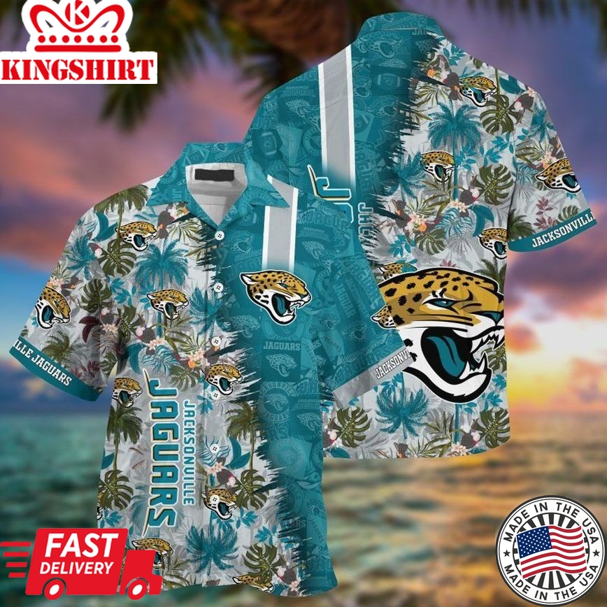 Jacksonville Jaguars NFL Summer Hawaiian Shirt And Shorts