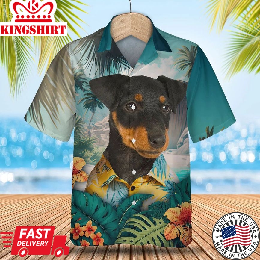 Jagdterrier Tropical Delight - Embrace the Aloha Vibes with this 3D Trendy Hawaiian Shirt