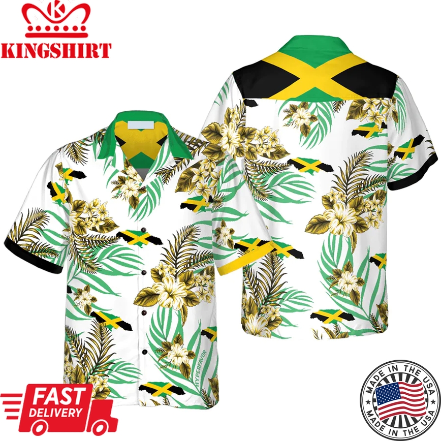 Jamaica Proud Trendy Hawaiian Shirt For Men Women Kids Adults