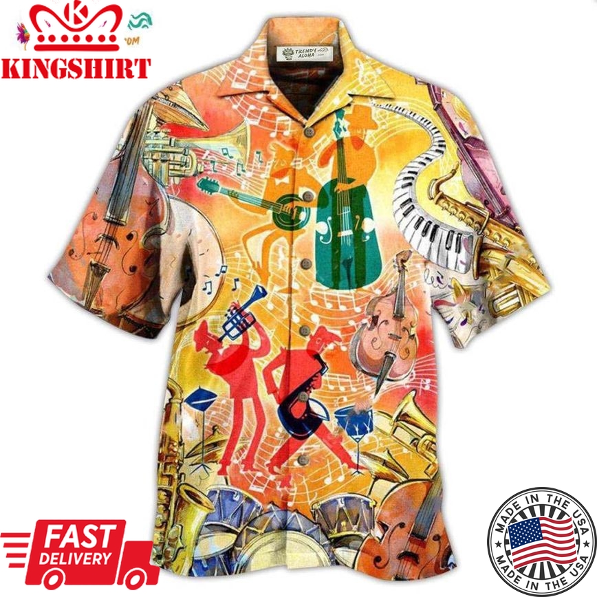 Jazz Music Life Is Good Jazz Makes It Better Hawaiian Shirt