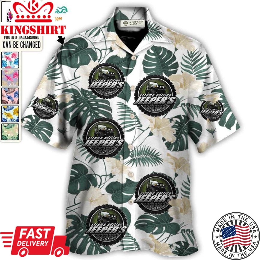 Jeep Club You Want Tropical Style Custom Photo - Hawaiian Shirt - Personalized Photo Gifts Hawaiian Shirt