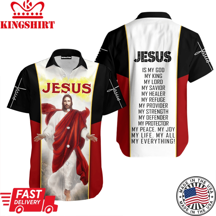 Jesus Catholic Aloha Hawaiian Shirts For Men & For Women |