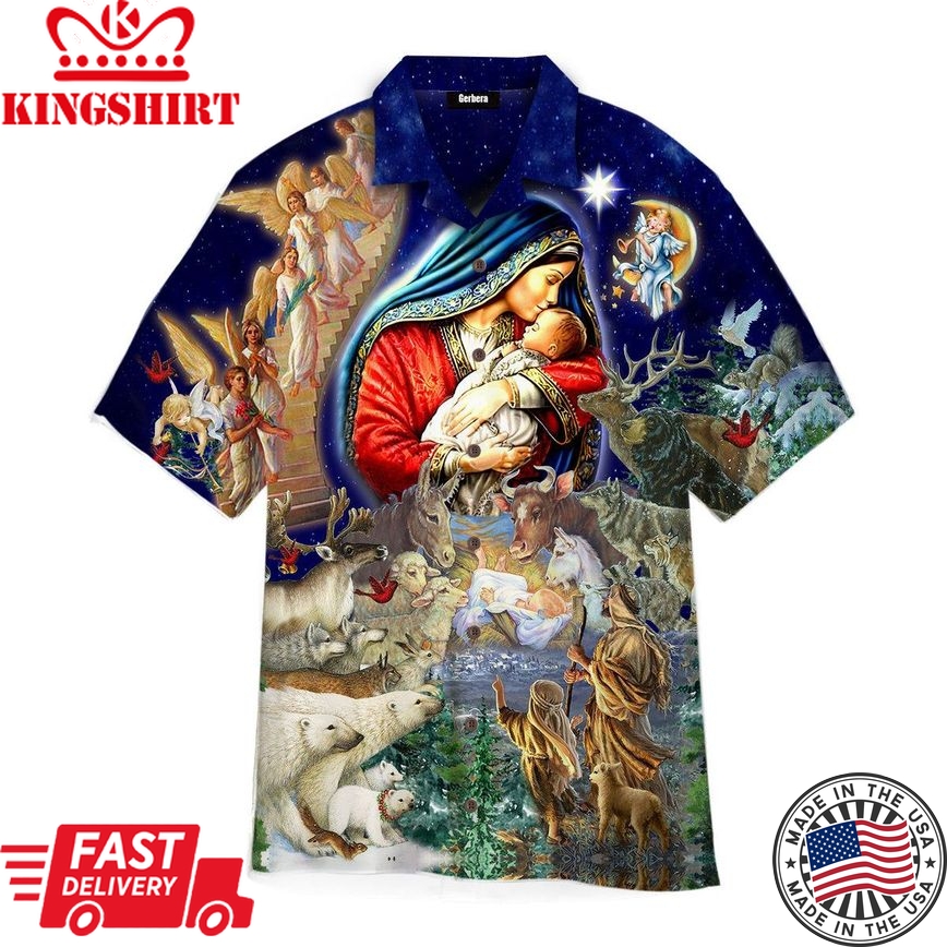 Jesus Christmas Aloha Hawaiian Shirts For Men And Women |