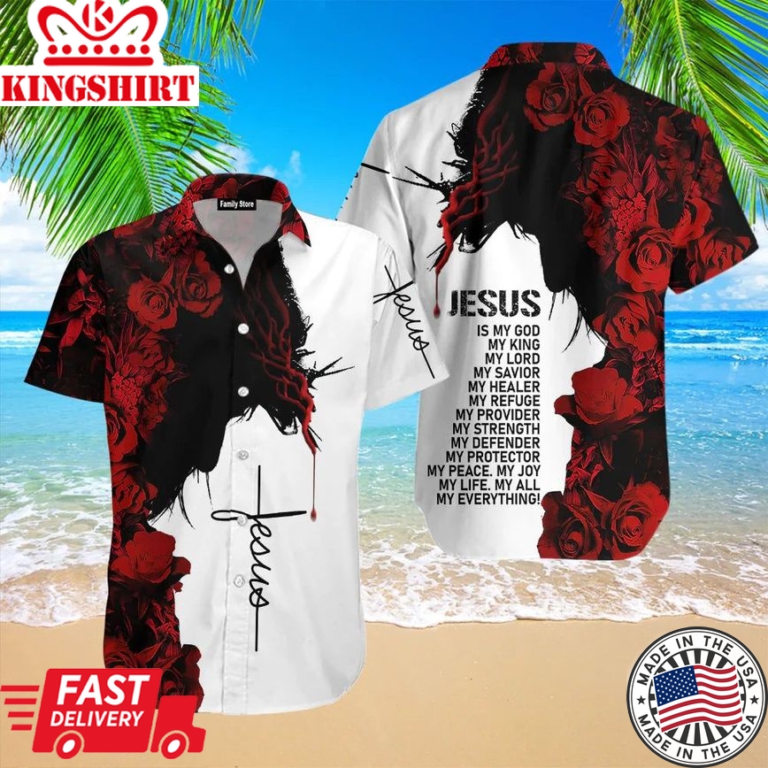 Jesus Easter Aloha Hawaiian Shirts For Men & For Women