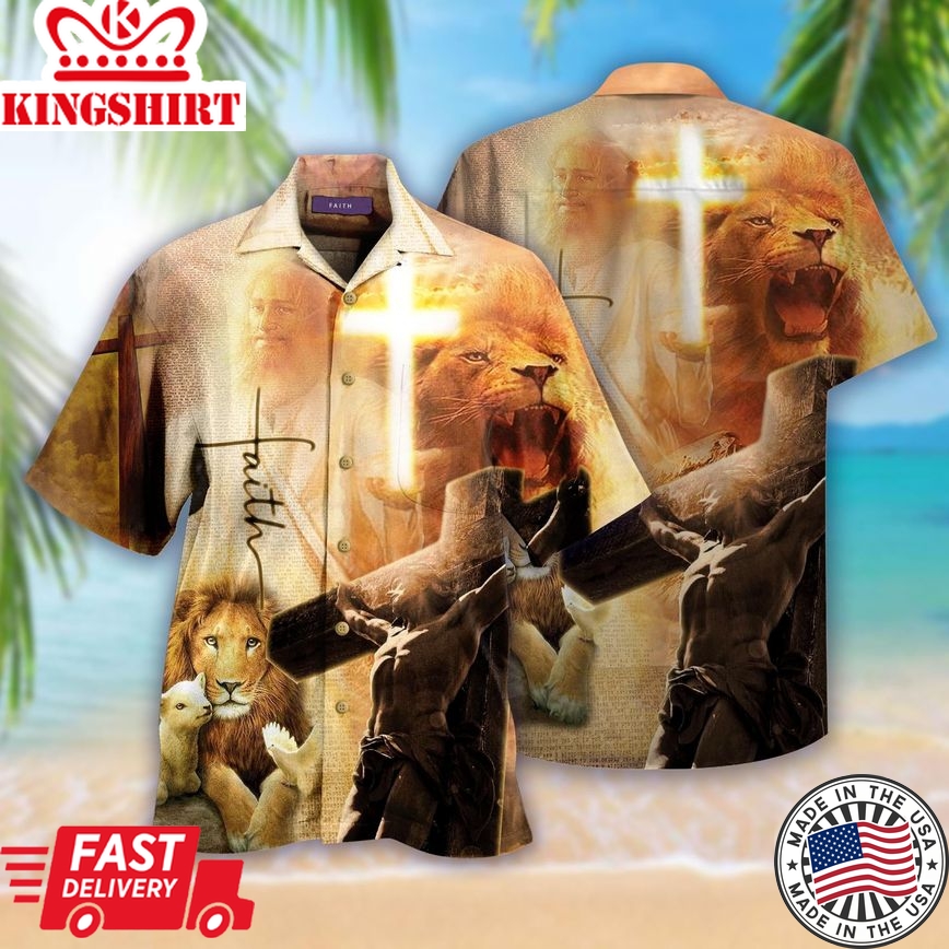 Jesus Faith Hope Love Aloha Hawaiian Shirts For Men And Women |