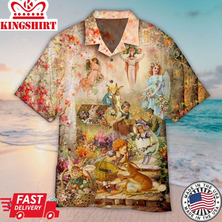 Jesus He Is Risen Happy Eatser Day Aloha Hawaiian Shirts, Aloha Hawaiian Shirts