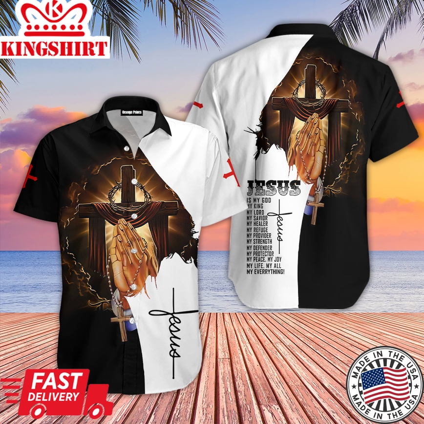 Jesus Is My God Aloha Hawaiian Shirts For Men And Women |