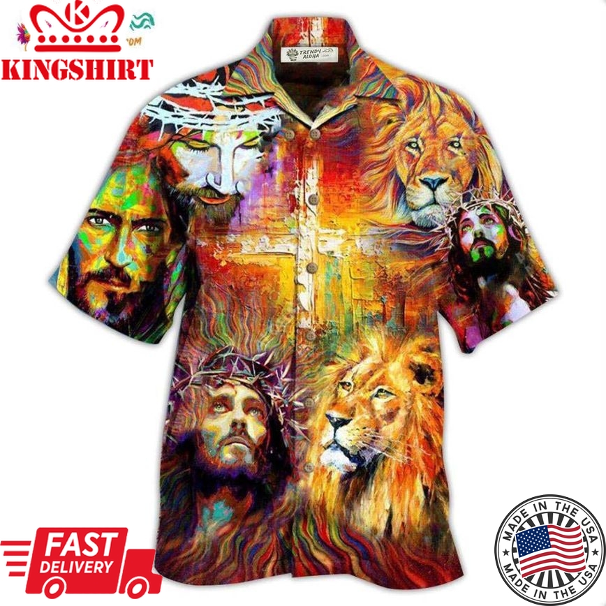 Jesus Is My King My Lord My Savior Hawaiian Shirt