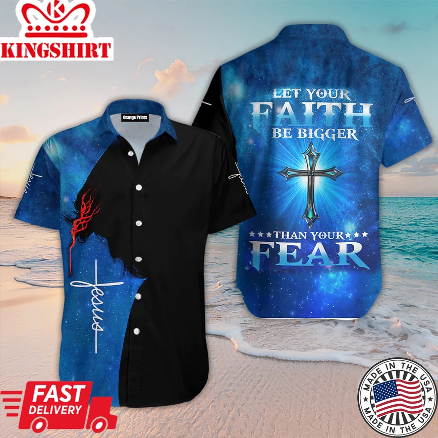 Jesus Let Your Faith Aloha Trendy Hawaiian Shirts For Men And Women