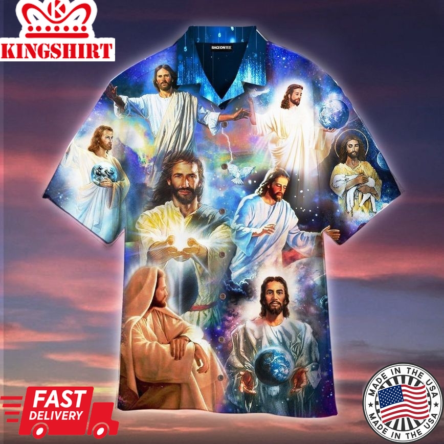 Jesus Love Earth Peaceful Aloha Hawaiian Shirts For Men And Women |