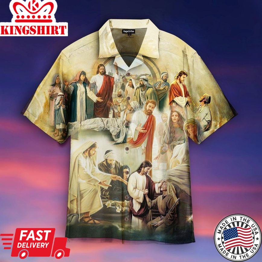 Jesus Saved My Life Hawaiian Shirt | For Men & Women |