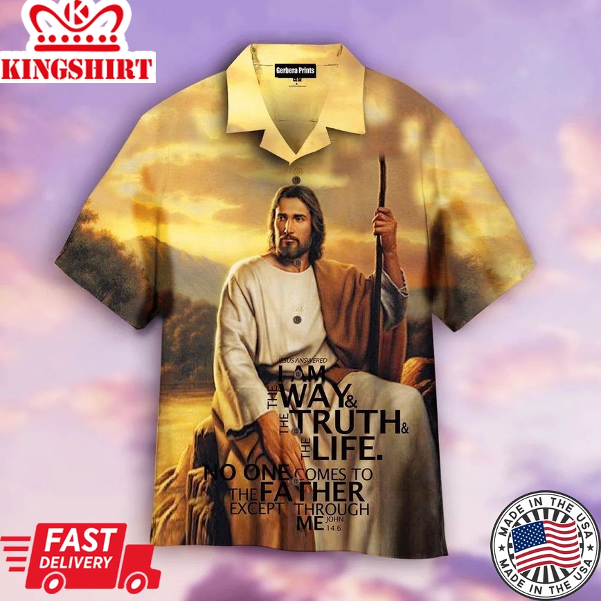 Jesus The Way The Truth The Life Aloha Hawaiian Shirts For Men And For Women