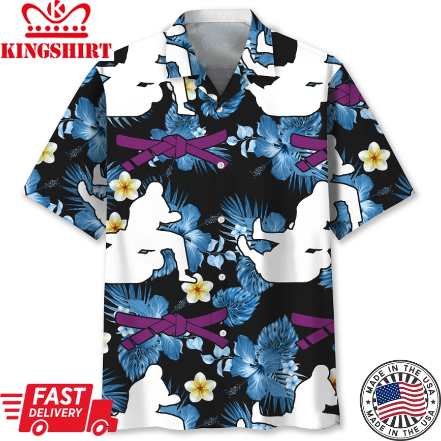 Jiu Jitsu Purple Nature Hawaii Shirt