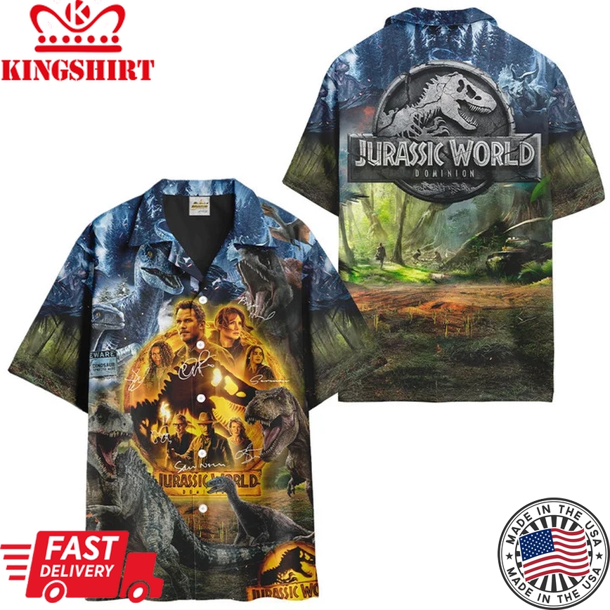 Jurassic Park Hawaiian Shirt Jurassic World Dominion Hawaii Shirt Jurassic Park Aloha Shirt