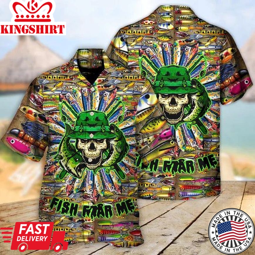 Just A Man Loves Fishing - Hawaiian Shirt