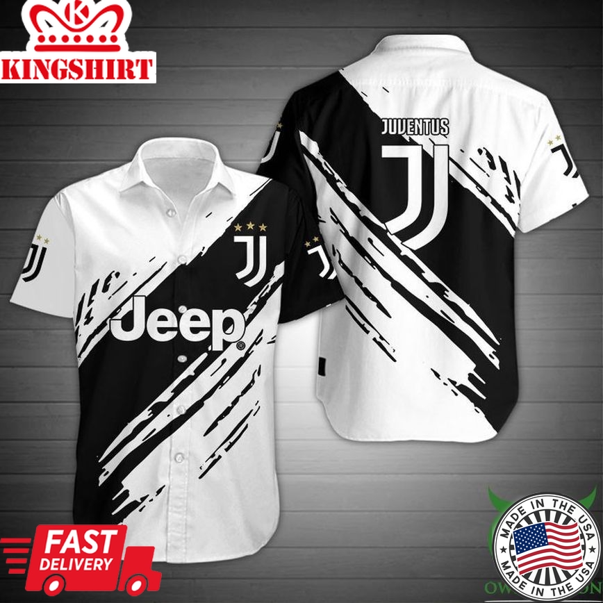 Juventus Fc Jeep Edition Trendy Hawaiian Shirt Aloha Shirt