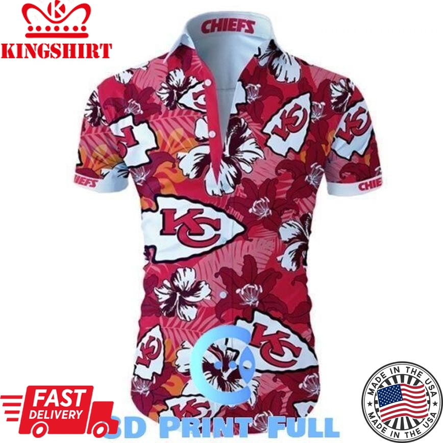 Kansas City Chiefs Hawaiian Shirt Gift For Fans NFL 01