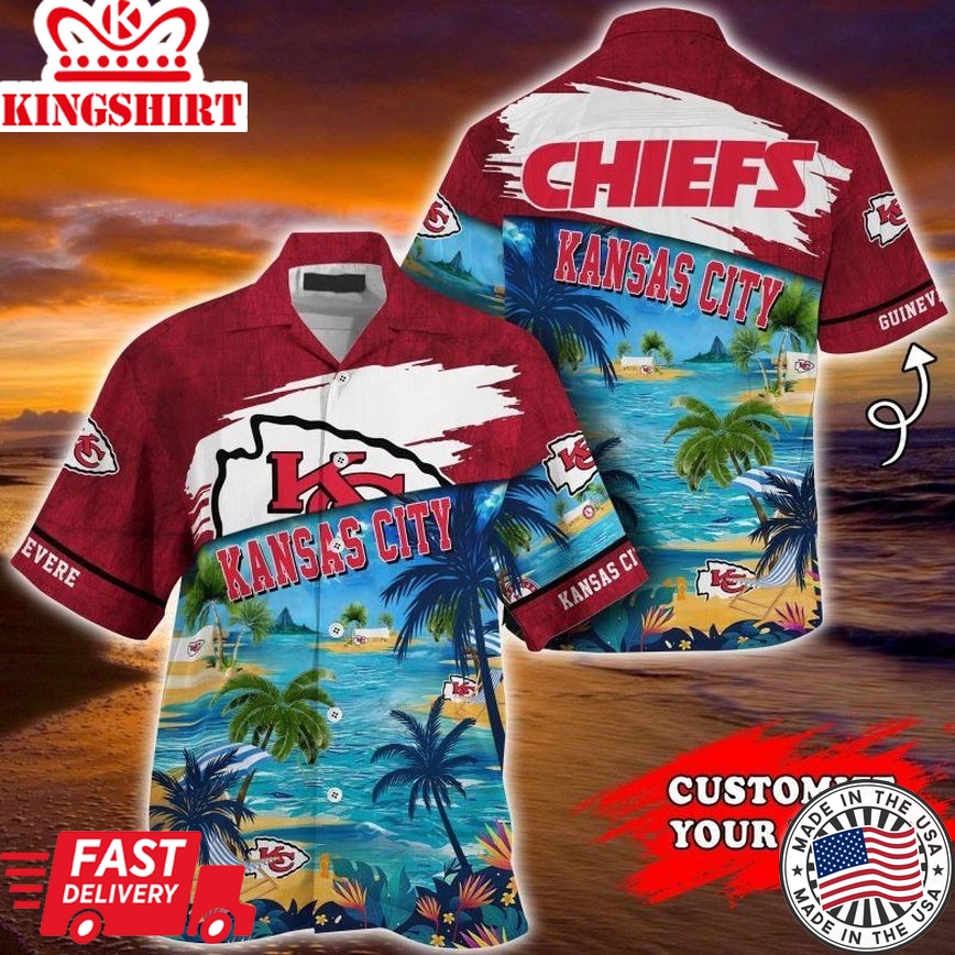 Kansas City Chiefs NFL Customized Summer Hawaiian Shirt