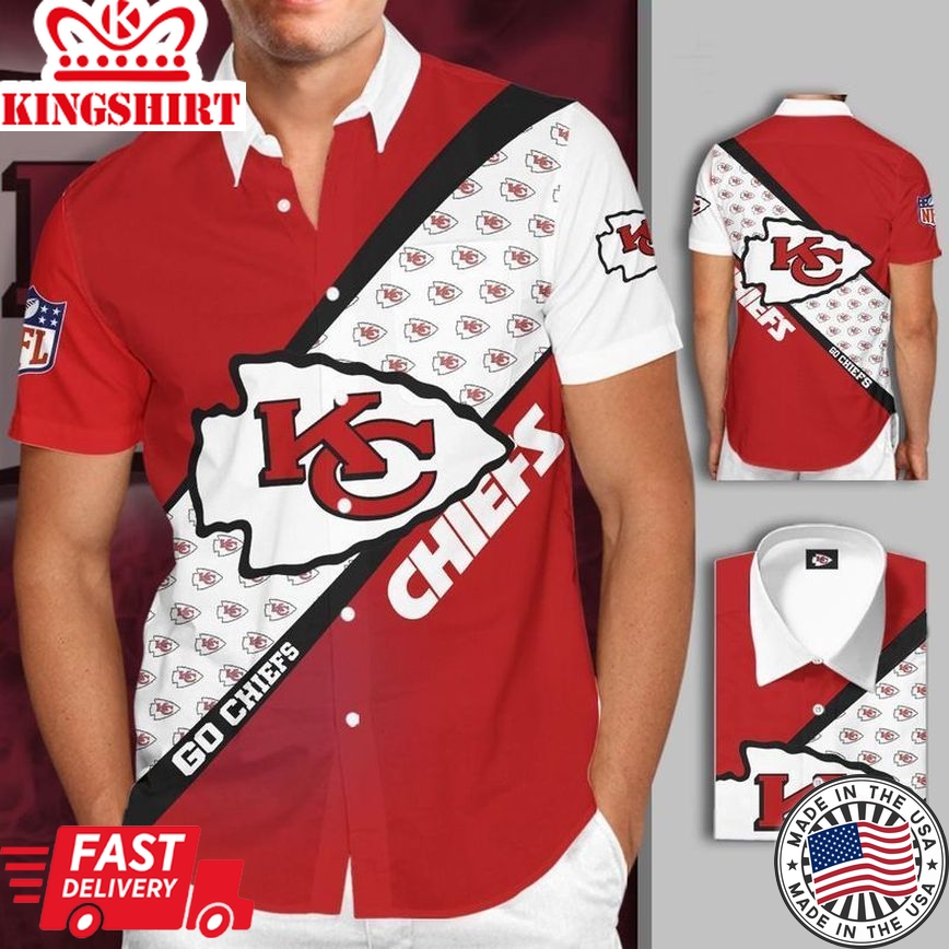 Kansas City Chiefs NFL Gift For Fan Hawaiian Graphic Print Short Sleev