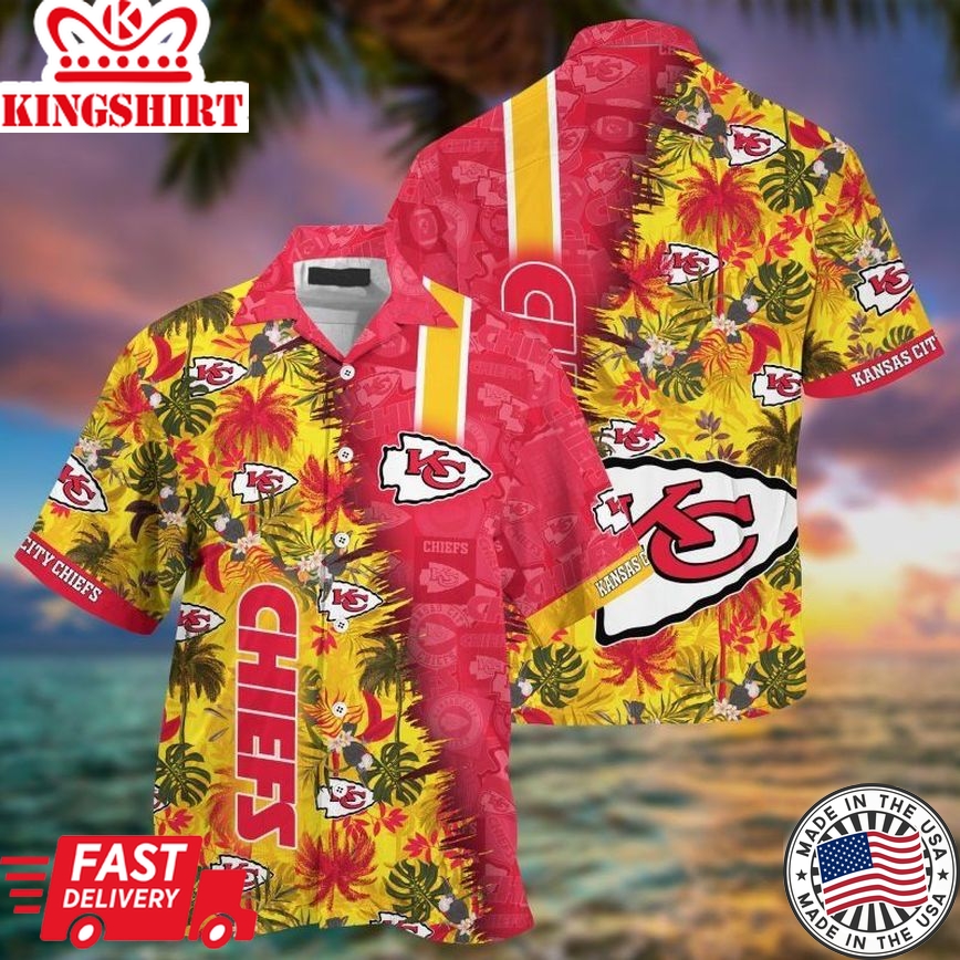 Kansas City Chiefs NFL Summer Hawaiian Shirt And Shorts