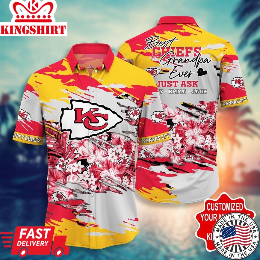 Kansas City Chiefs -Pesonalized Hawaii Shirt Na22444